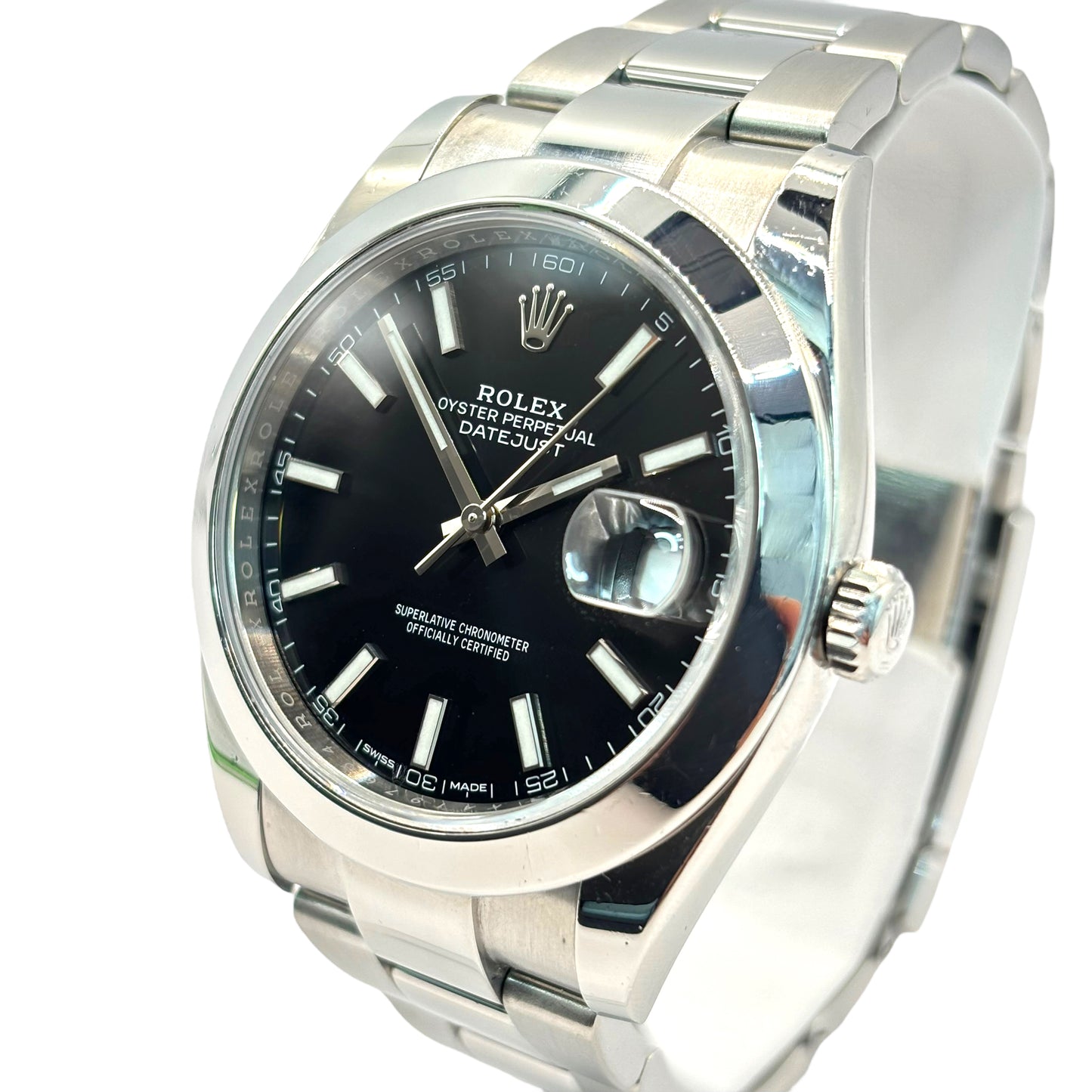 PRE-OWNED ROLEX DATEJUST 41MM | 116300 | FULL STEEL| OSYER