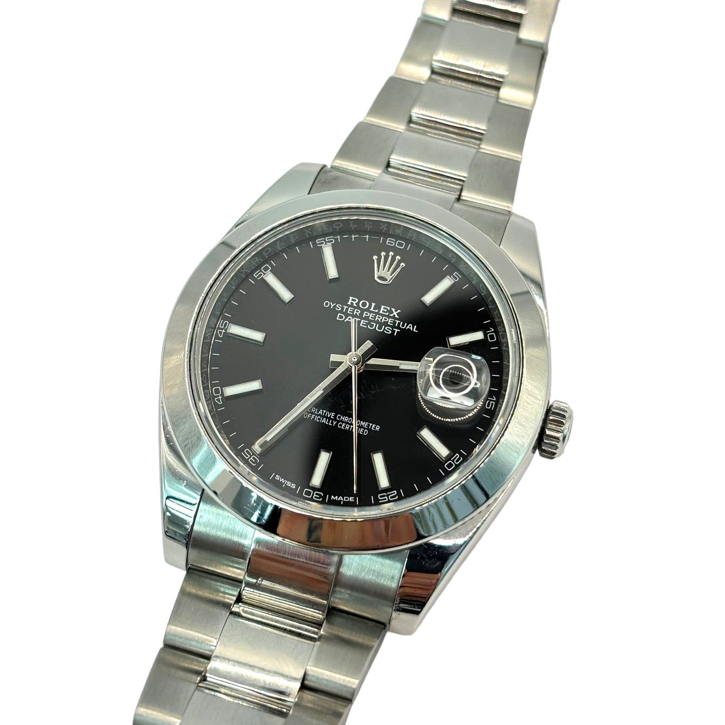 PRE-OWNED ROLEX DATEJUST 41MM | 116300 | FULL STEEL| OSYER