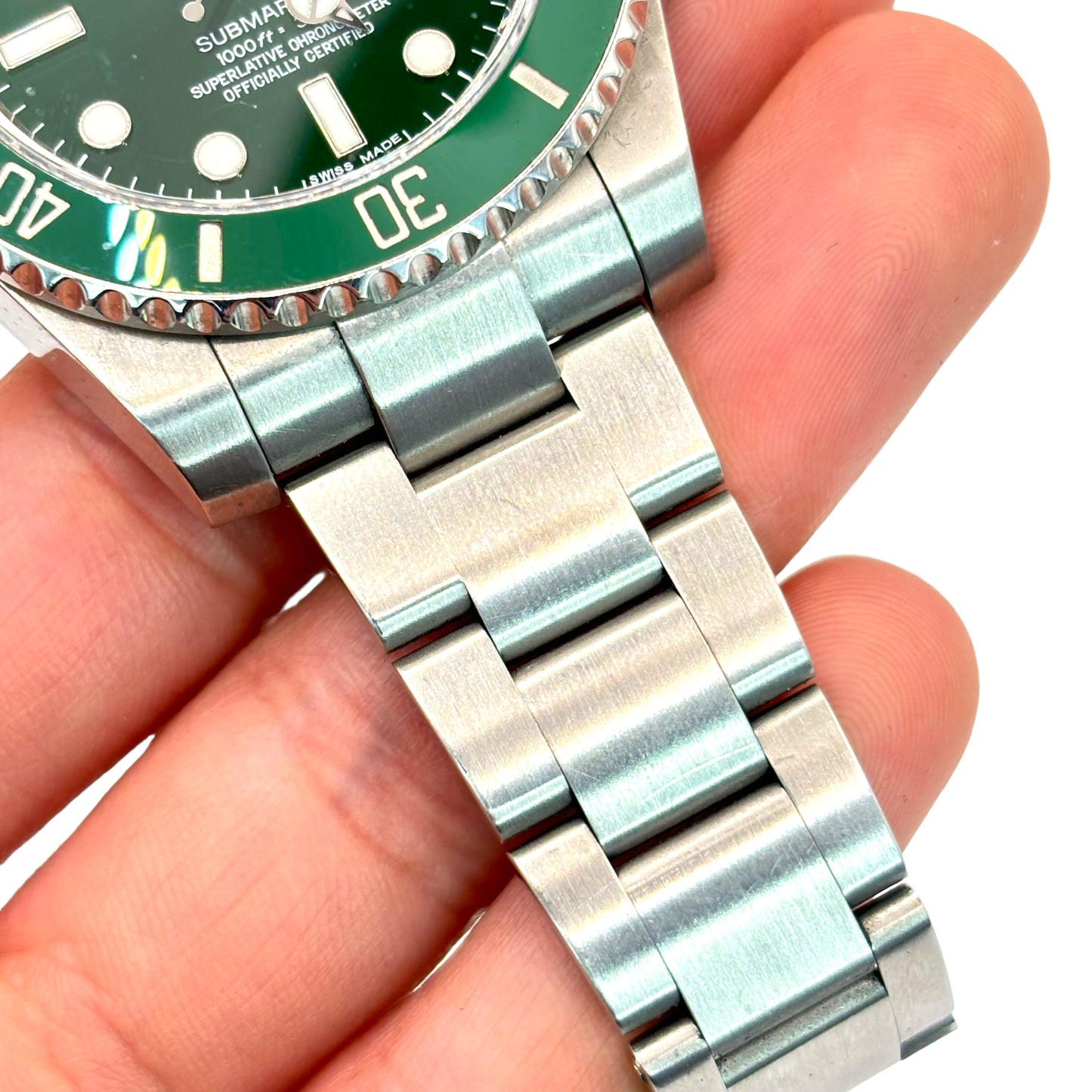 PRE-OWNED ROLEX SUBMARINER DATE REF.#116610LV “HULK” FULL-SET.