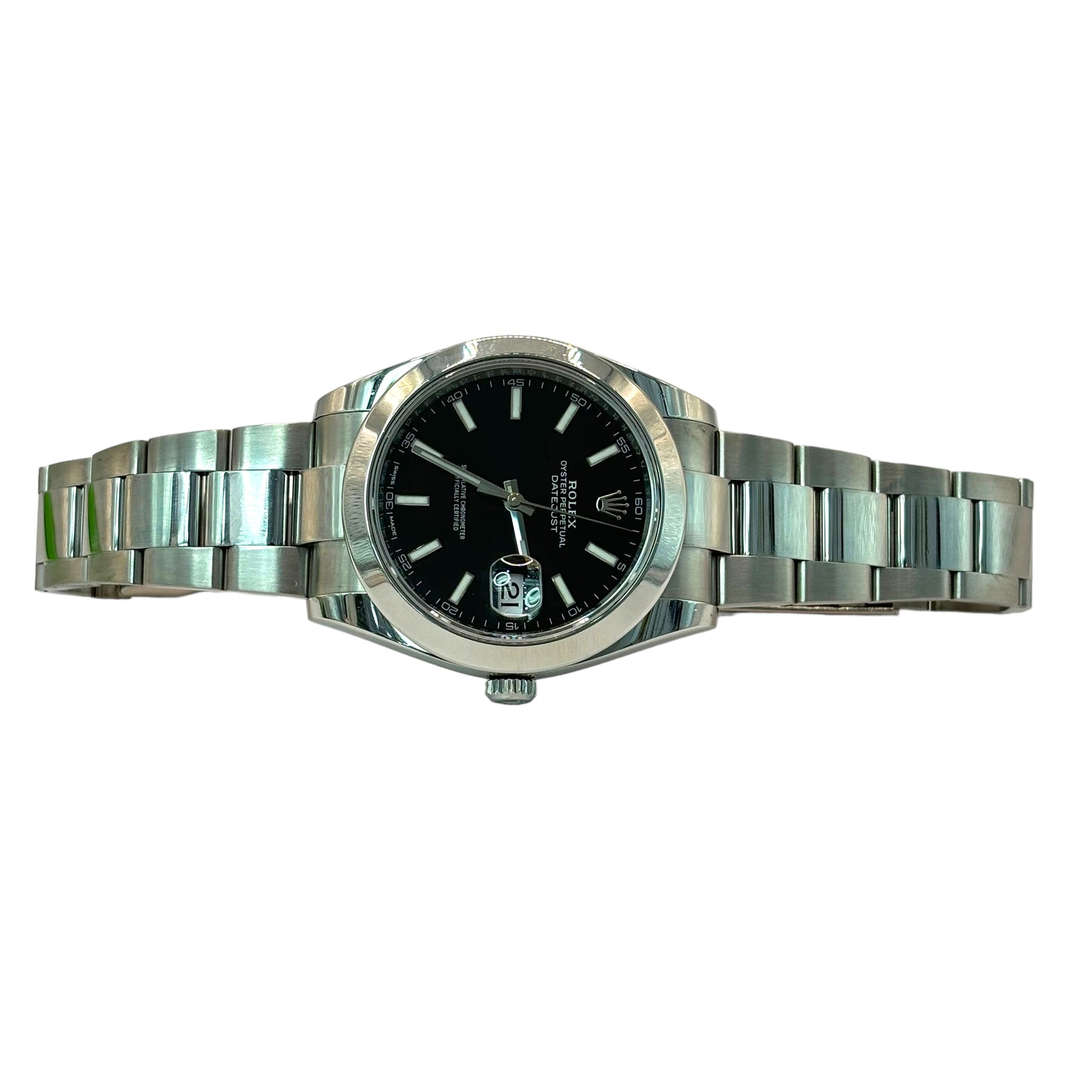 PRE-OWNED ROLEX DATEJUST 41MM | 116300 | FULL STEEL| OSYER
