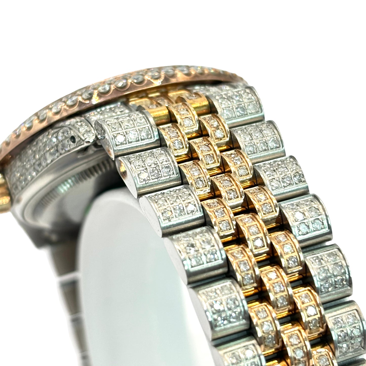 ROLEX DATEJUST 16CTW ROSE GOLD BUSTDOWN | ARABIC DIAL | JUBILEE | 36MM 16013