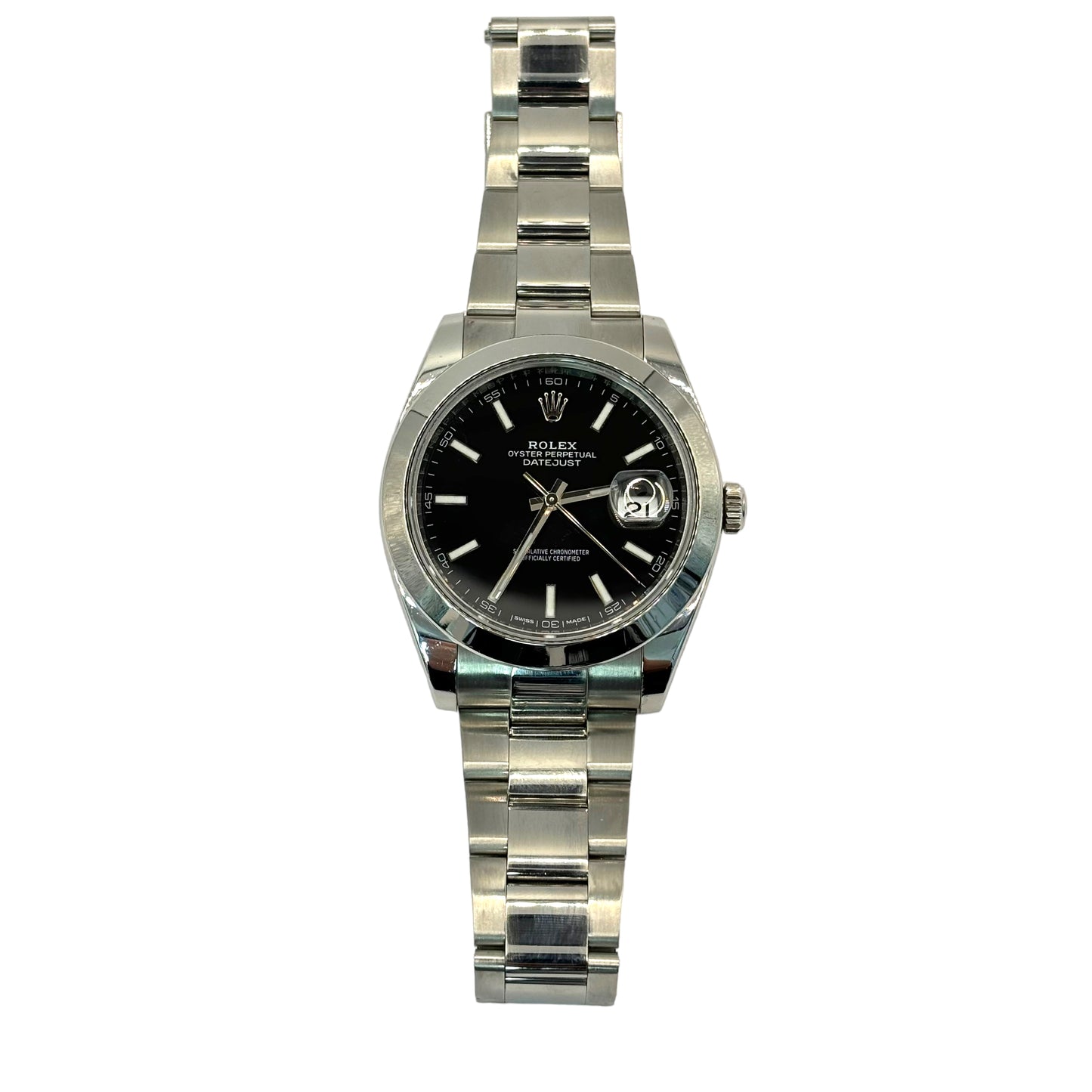 PRE-OWNED ROLEX DATEJUST 41MM | 116300 | FULL STEEL| OSYER