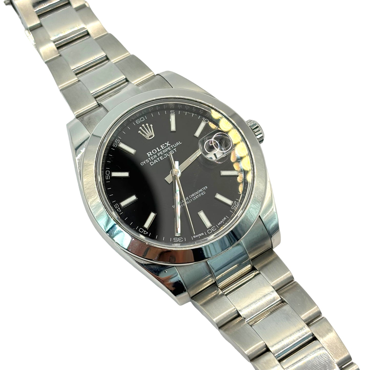 PRE-OWNED ROLEX DATEJUST 41MM | 116300 | FULL STEEL| OSYER