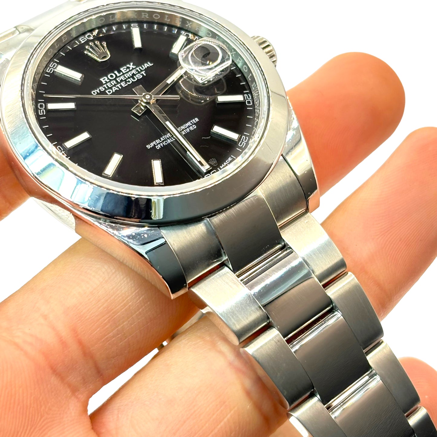 PRE-OWNED ROLEX DATEJUST 41MM | 116300 | FULL STEEL| OSYER