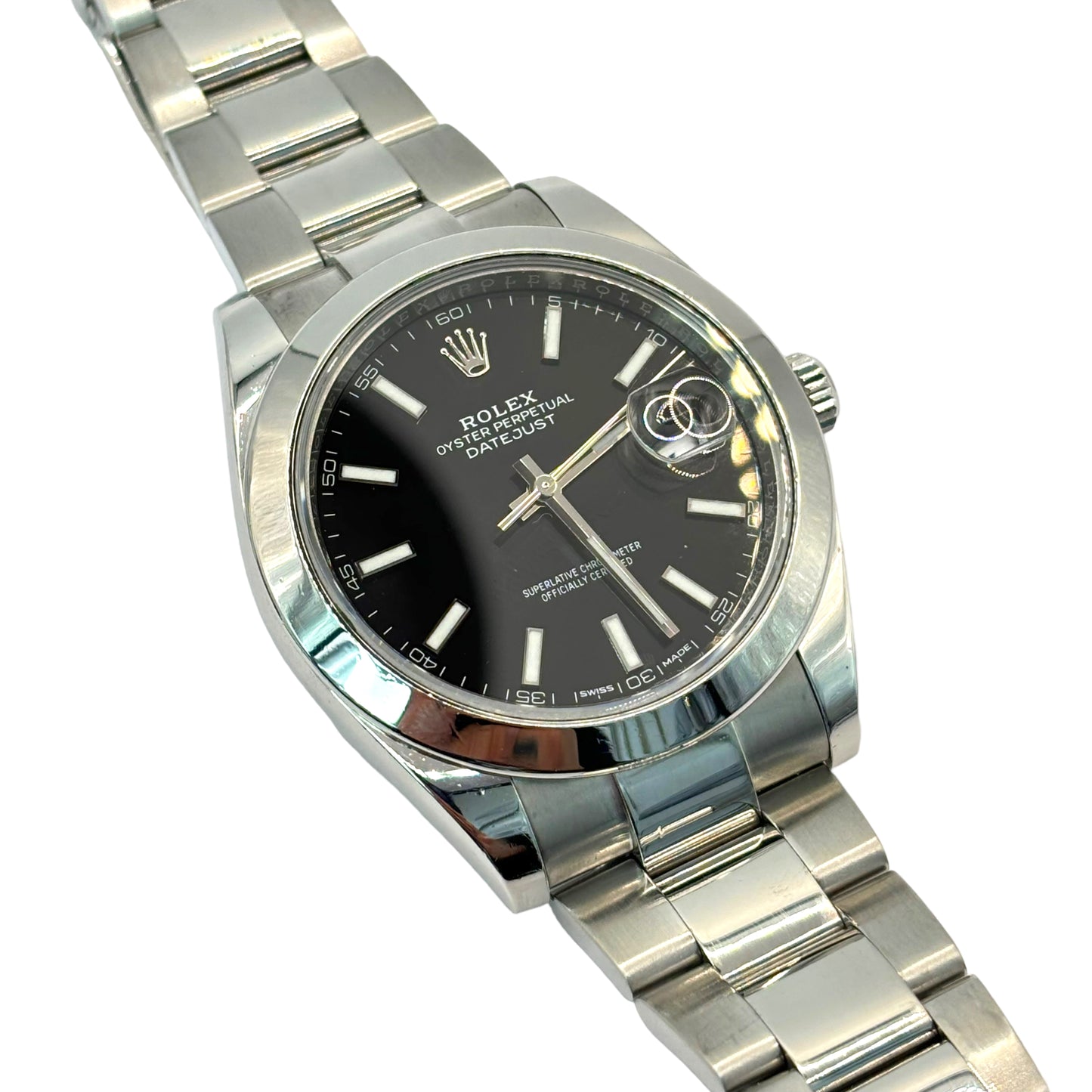PRE-OWNED ROLEX DATEJUST 41MM | 116300 | FULL STEEL| OSYER