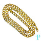 8.5MM 10KT SOLID YELLOW GOLD CURB LINK CHAIN 22” 47.85g