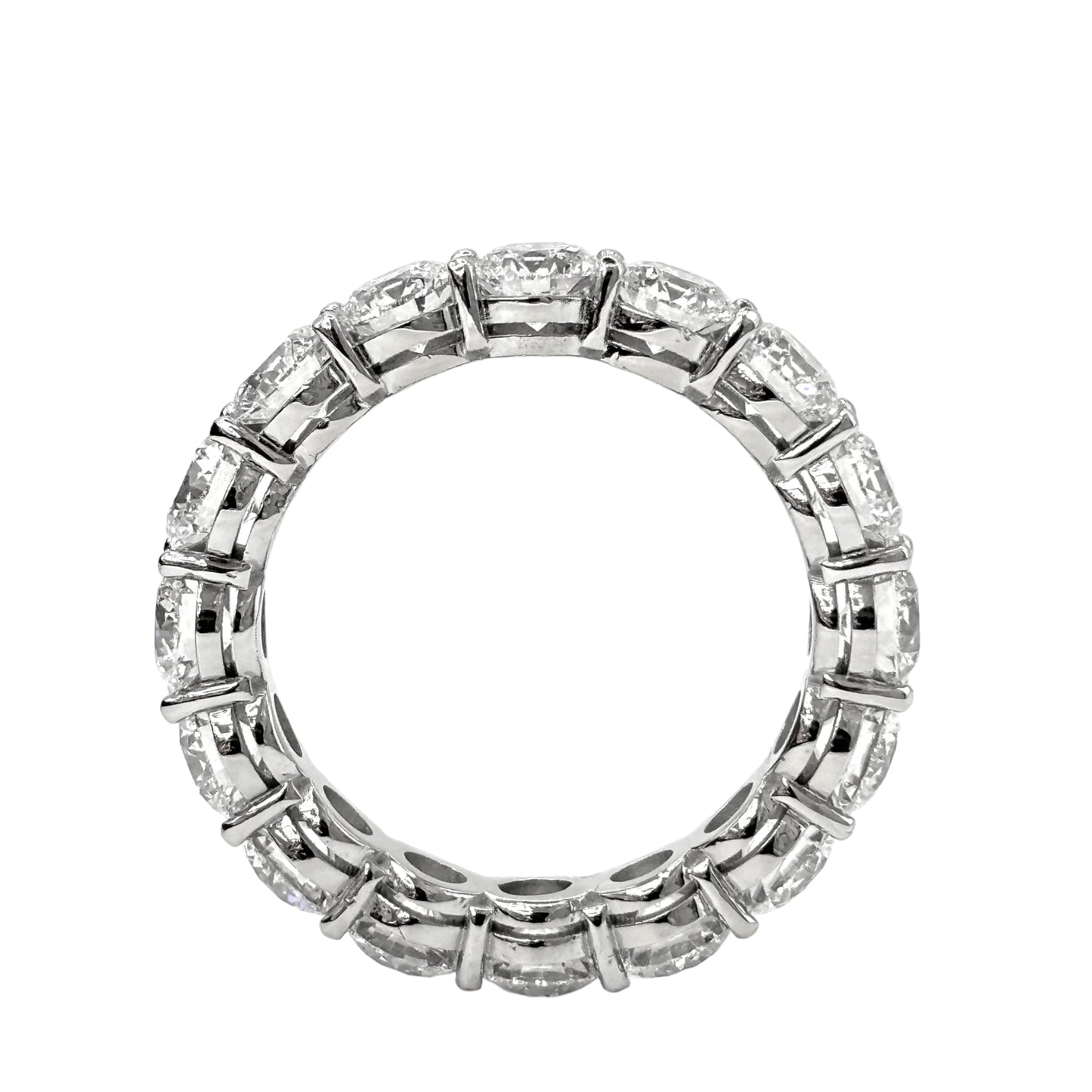 14Kt VVS-1 “LAB” 8Ctw. ROUND DIAMOND ETERNITY BAND