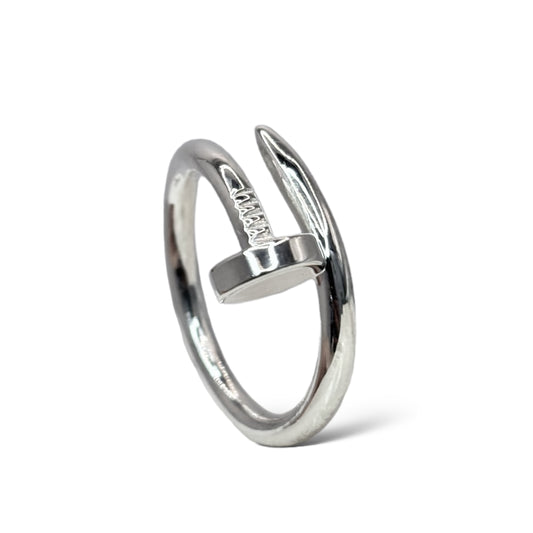 .925 STERLING SILVER NAIL RING