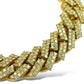 19MM 10KT YELLOW GOLD DIAMOND MIAMI CUBAN LINK BRACELET 17.50 CTW