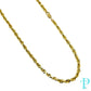 3.5MM 14KT YELLOW GOLD ROPE LINK CHAIN 22” 24.13g