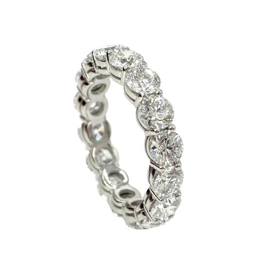 14Kt VVS-1 “LAB” 8Ctw. ROUND DIAMOND ETERNITY BAND