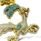 14K DIAMOND “ROAD RUNNER” PENDANT