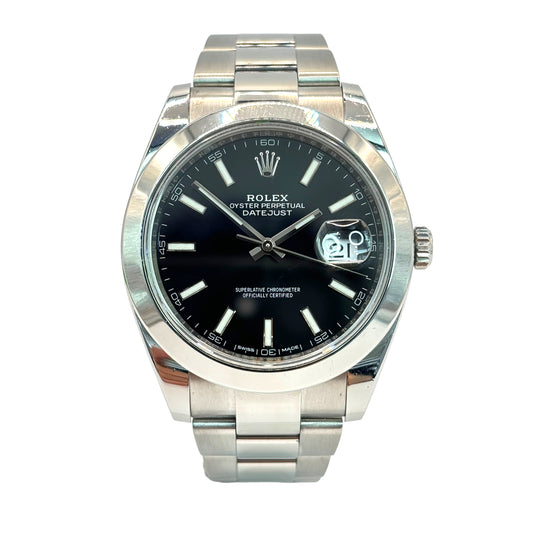 PRE-OWNED ROLEX DATEJUST 41MM | 116300 | FULL STEEL| OSYER