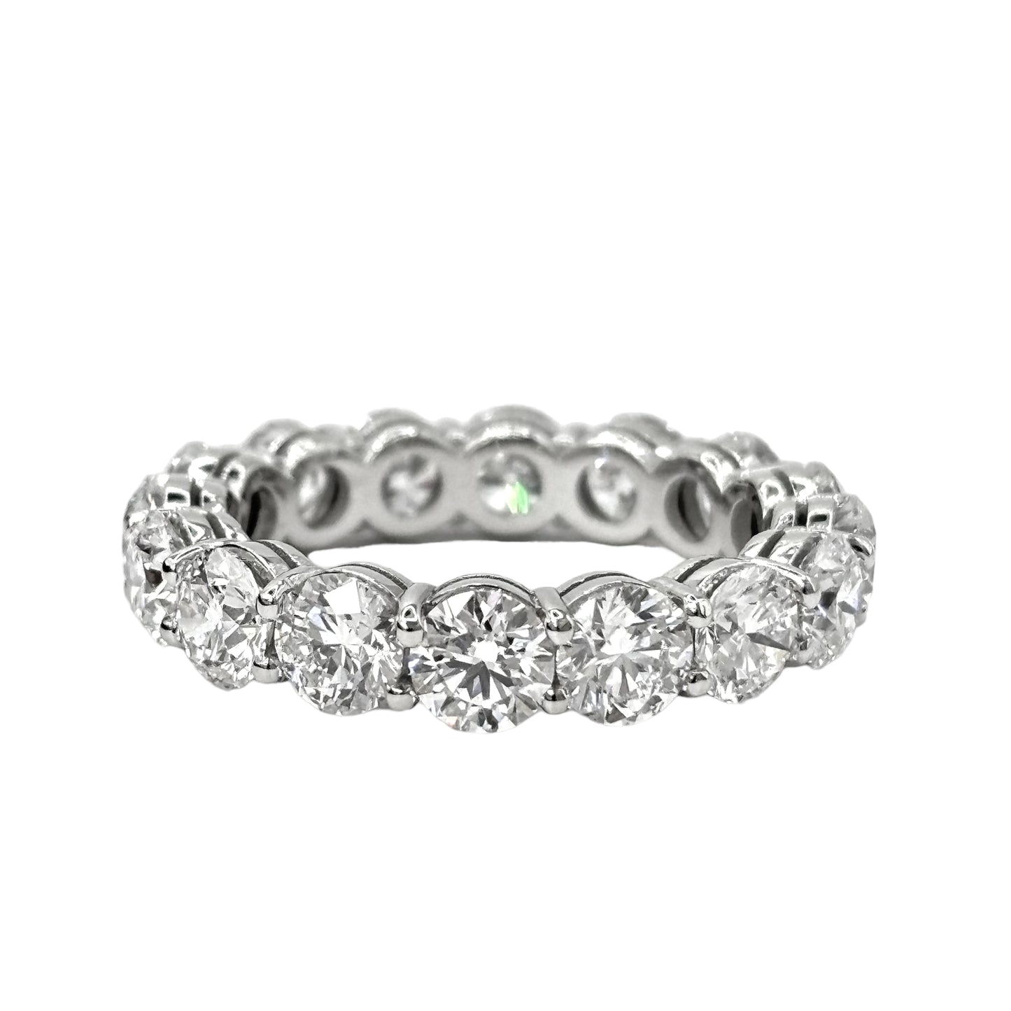 14Kt VVS-1 “LAB” 8Ctw. ROUND DIAMOND ETERNITY BAND