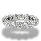 14KT GOLD 8CTW VVS-1 ROUND DIAMOND ETERNITY BAND