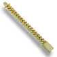 19MM 10KT YELLOW GOLD DIAMOND MIAMI CUBAN LINK BRACELET 17.50 CTW