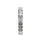 8CTW DIAMOND ETERNITY RING w. OVAL & EMERALD CUT