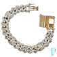 15MM 10KT ROSE GOLD MIAMI CUBAN/GUCCI HYBRID LINK DIAMOND BRACELET 8.5” 76.92g 13.56CTW