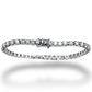 9.25CTW 14KT WHITE GOLD VVS-1 DIAMOND TENNIS BRACELET 7.75”