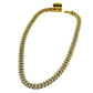 14Kt GOLD MIAMI CUBAN DIAMOND CHAIN 24 INCHES 13MM