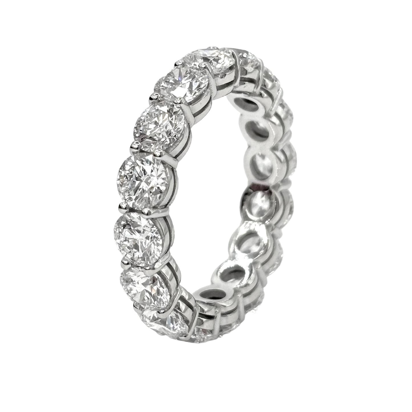 14Kt VVS-1 “LAB” 8Ctw. ROUND DIAMOND ETERNITY BAND