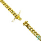 7.5MM 10KT HOLLOW YELLOW GOLD MIAMI CUBAN LINK CHAIN 24” 36.77g