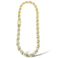 14KT YELLOW GOLD 191G 22” 29.7CTW VVS-1 DIAMOND INFINITY LINK CHAIN