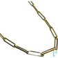 5MM 14KT HOLLOW YELLOW GOLD PAPER CLIP LINK CHAIN 6.00g 20”