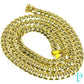 7.5MM 10KT HOLLOW YELLOW GOLD MIAMI CUBAN LINK CHAIN 24” 36.77g