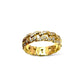 14KT DIAMOND MIAMI CUBAN LINK RING .50CTW 5.5MM WIDE