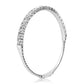 3.8MM 20-POINTER HALF DIAMOND FLEX BANGLE BRACELET