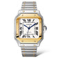 Santos De Cartier Medium W2SA0007
Automatic White Roman Dial Steel and Yellow Gold