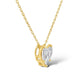 14Kt GOLD 2.00CTW HEART DIAMOND SOLITAIRE PENDANT