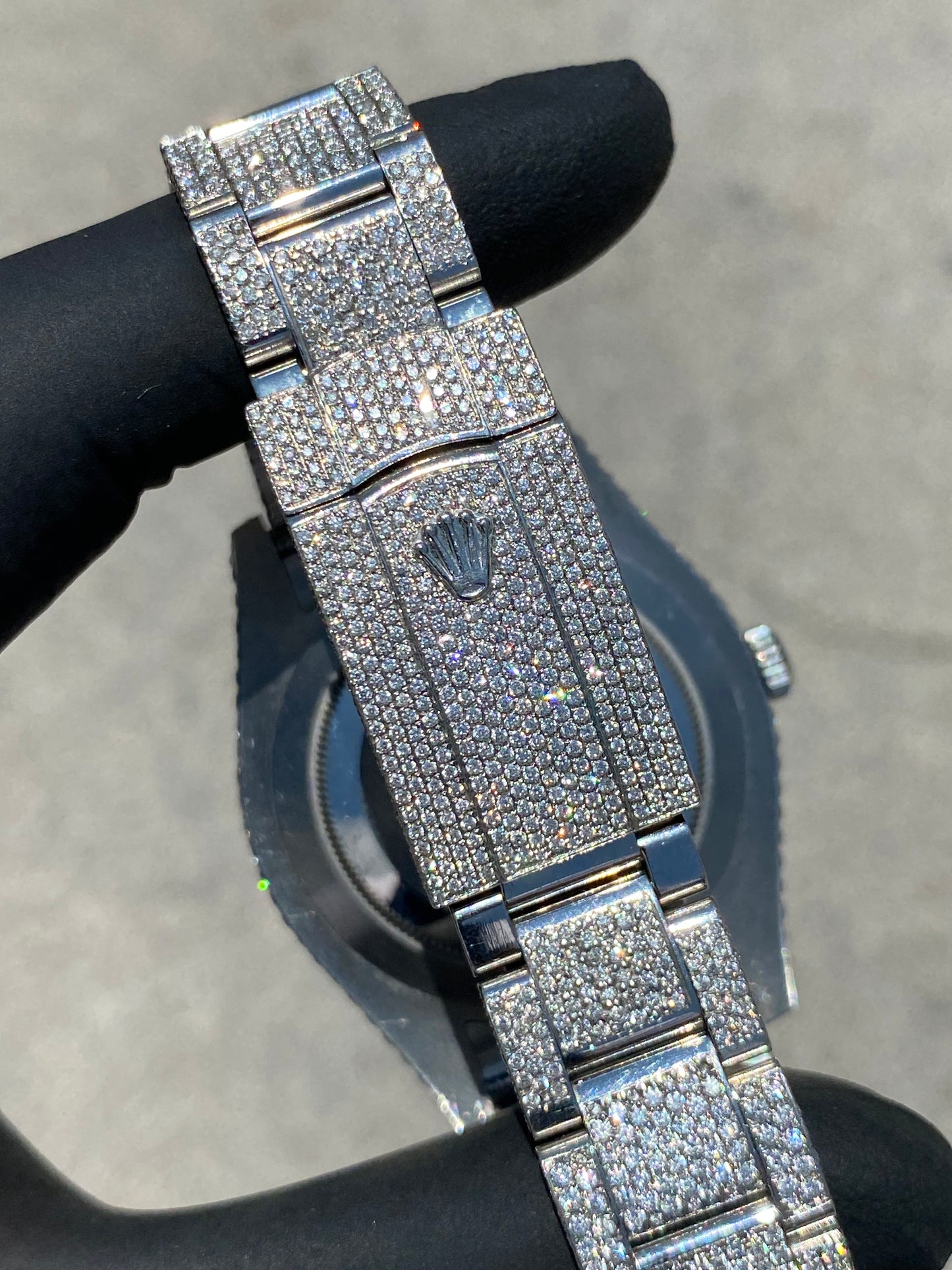 ROLEX DATEJUST 41MM STEEL DATEJUST DIAMOND “BUSTDOWN” 25CTW