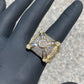 SOLID 14KT 15.7g 4.87CTW "CHAMPIONSHIP" RING