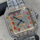 CARTIER SANTOS 41MM BAGUETTE LINK VVS-1 BUSTDOWN