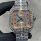 CARTIER SANTOS 41MM BAGUETTE LINK VVS-1 BUSTDOWN