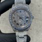 ROLEX DATEJUST 41MM STEEL DATEJUST DIAMOND “BUSTDOWN” 25CTW