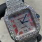 CARTIER SANTOS 41MM JUMBO DIAMOND BEZEL BUSTDOWN