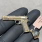 SOLID 14KT GOLD VVS-1 COLT .45 PENDANT